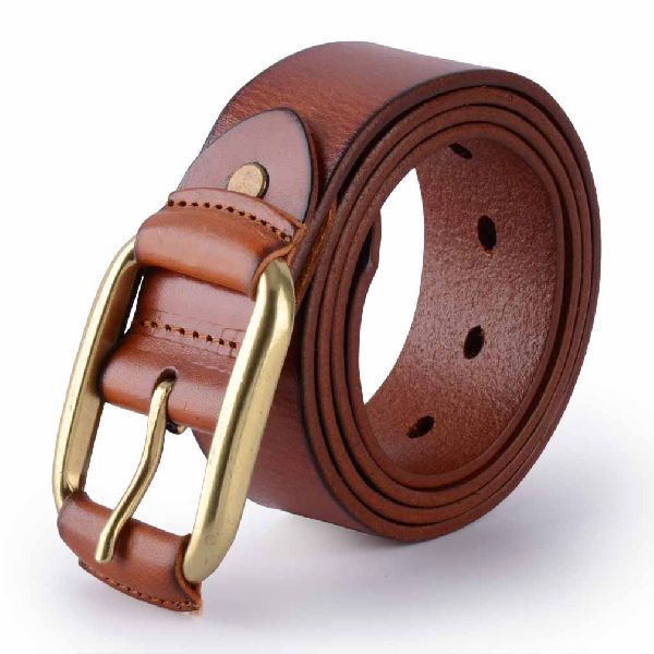 Mens Leather Brown Belt