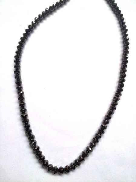 Black Polished Diamond Beads 04