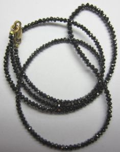 Black Rough Diamond Beads 03