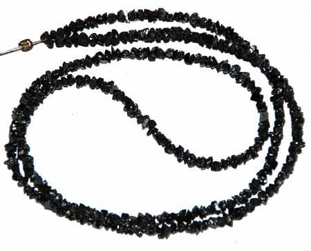 Black Rough Diamond Beads 04
