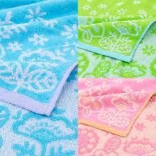 Jacquard Pastel Towels 01