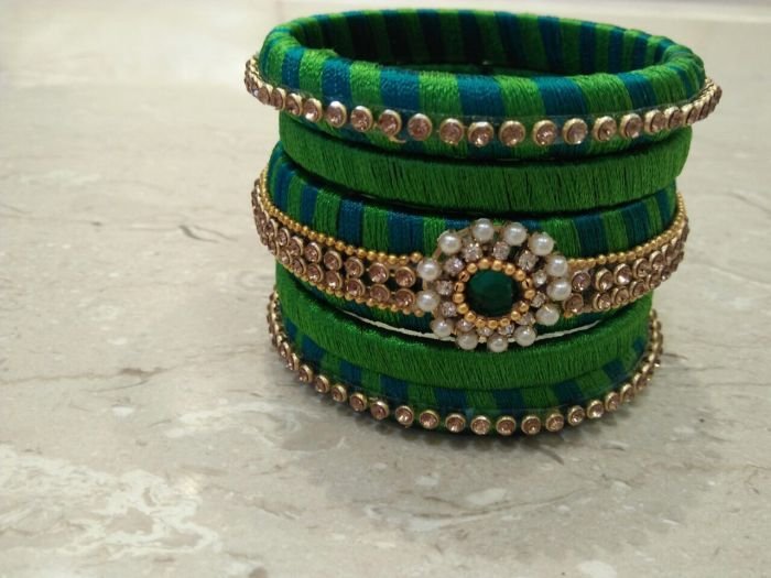 Silk Thread Bangles 04