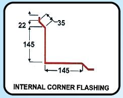 Internal Corner Flashing