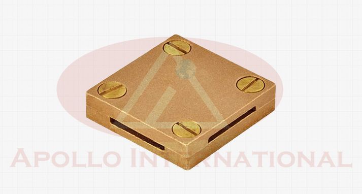 Brass Square Earthing Clamp