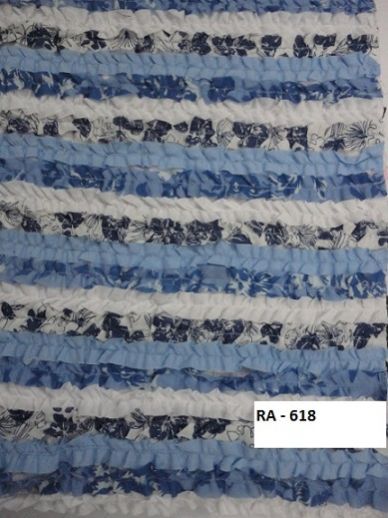 RA-618 Printed Frill Fabric