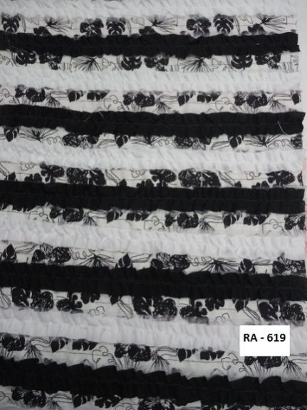 RA-619 Printed Frill Fabric