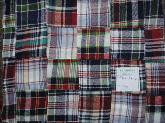 RA-S-2324 Flannel Patchwork Fabric