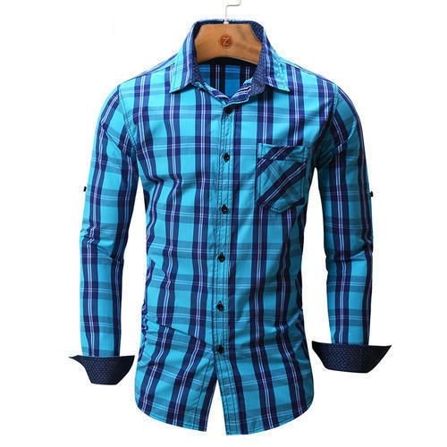 Mens Full Sleeves Check Shirt 02