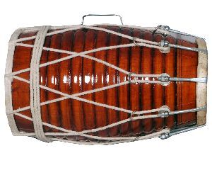 Wooden Dholak 04
