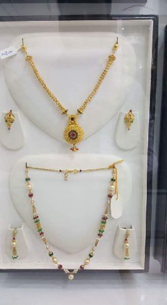 Gold Necklace Set 06
