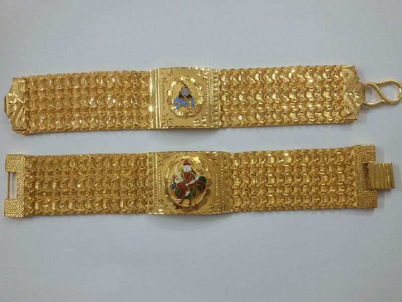 Mens Gold Bracelet 06