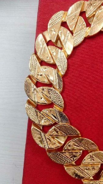 Mens Gold Bracelet 21