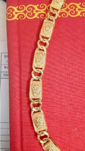 Mens Gold Bracelet 23