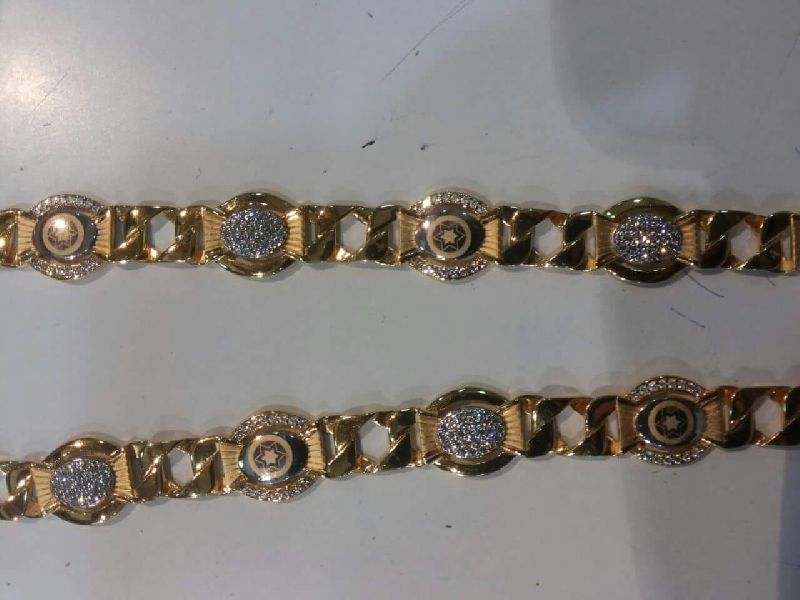 Mens Gold Bracelet 26
