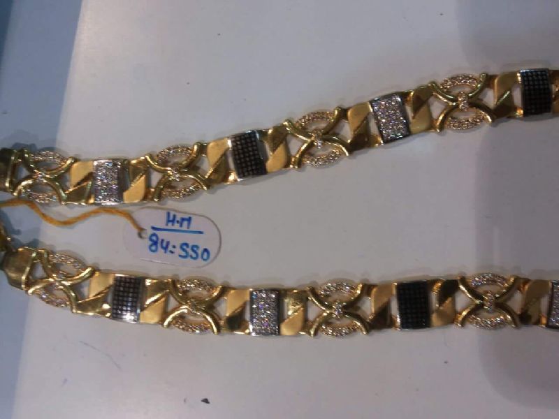 Mens Gold Bracelet 27