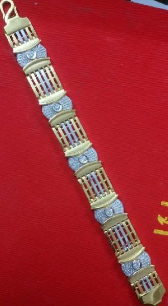 Mens Gold Bracelet 30