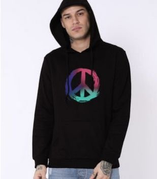 Colors Of Peace Fleece Hoodies