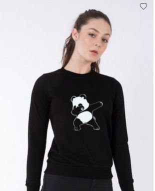 Dabbing Panda Crew Neck Sweatshirt