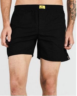 Jet Black Plain Boxer