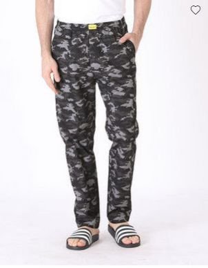 Meteor Grey Camouflage All Over Printed Pyjama