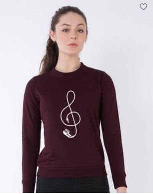 Music Crew Neck Sweatshirt