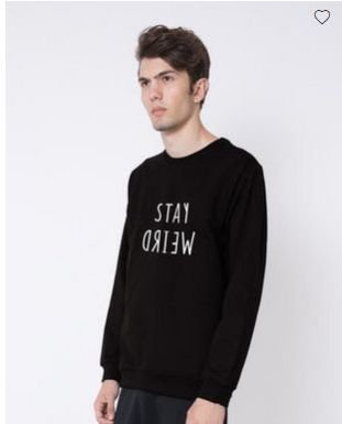 Stay Weird Crew Neck Sweatshirt