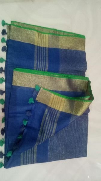 Pure Silk Linen Sarees 02