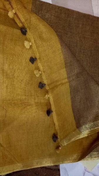 Pure Silk Linen Sarees 08