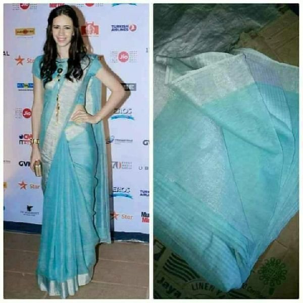 Pure Silk Linen Sarees 10