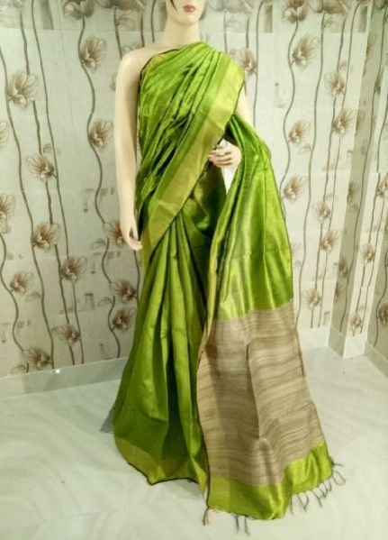 Tusser Dupion Handloom Raw Silk Sarees 05