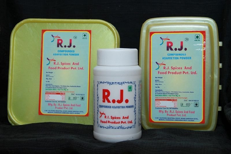 R J White Asafoetida Powder 500 GM