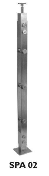 SPA 02 Plate Series Railing Fitting