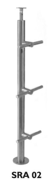 SRA 02 Round Series Railing Fitting