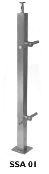 SSA 01 Square Series Railing Fitting