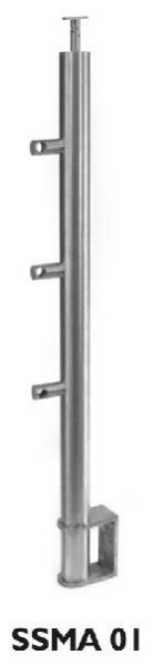 SSMA 1 Side Mounting Series Railing Fitting