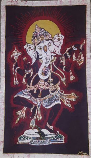Dancing Ganesha Painting 01