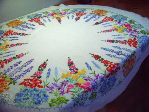 Embroidered Tablecloth 01
