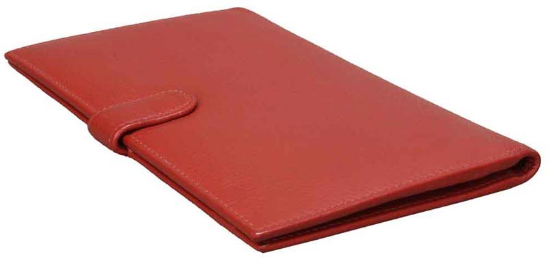 L-5074 B Card Case Nappa Leather - Red