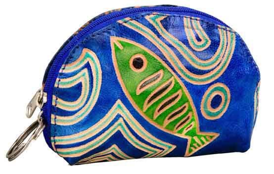 L-9043 R Shanti Leather Coin Purse