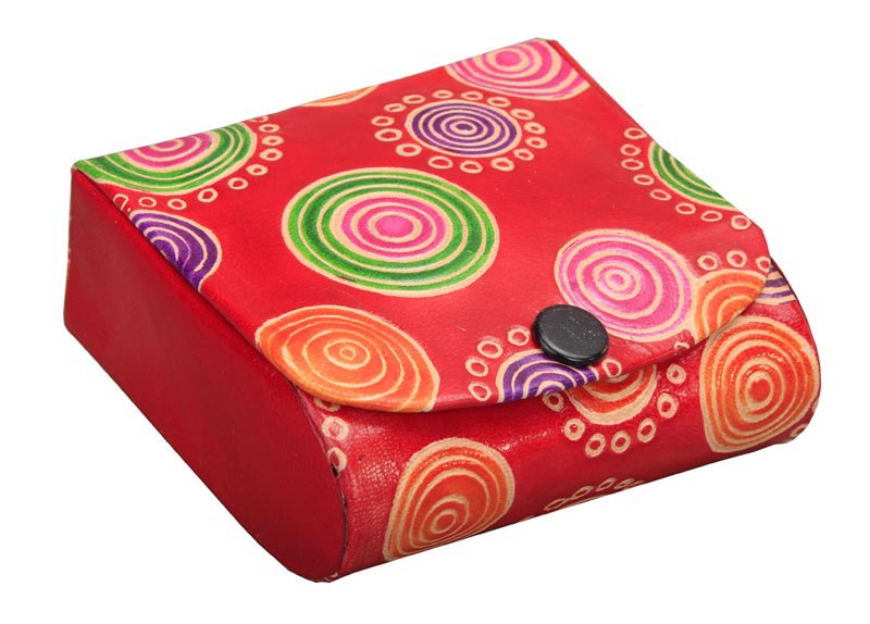 L-9199 Shanti Leather Triple Lipstick Case