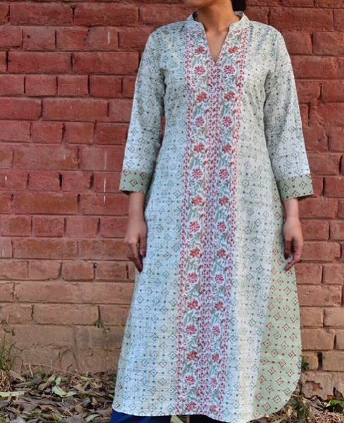 Hand Block Printed Kurti 04
