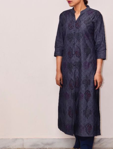 Hand Block Printed Kurti 07