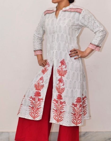 Hand Block Printed Kurti 08