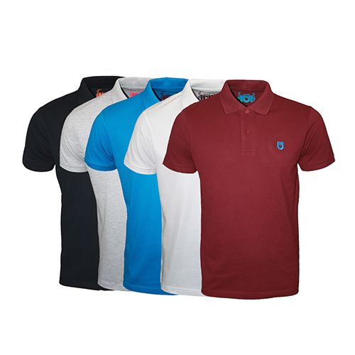 Mens Casual Plain Polo T-Shirt 05