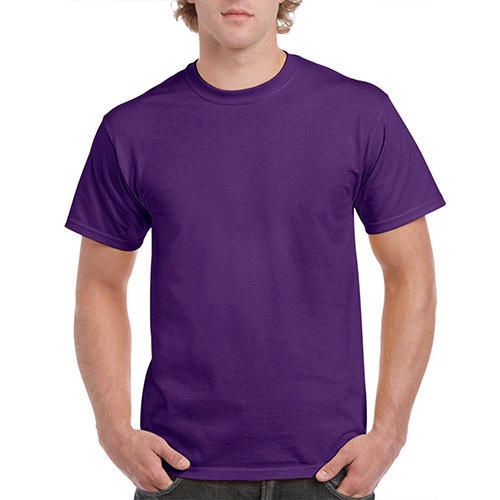 Mens Half Sleeve Plain Round Neck T-Shirt 01