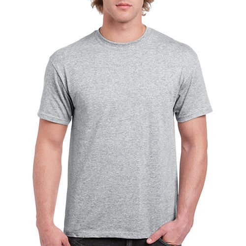 Mens Half Sleeve Plain Round Neck T-Shirt 02