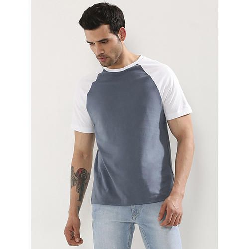 Mens Half Sleeve Plain Round Neck T-Shirt 04