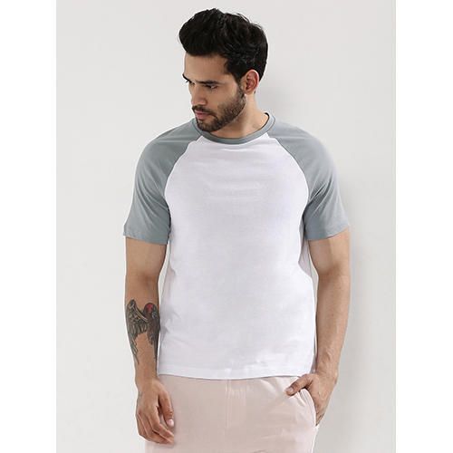 Mens Half Sleeve Plain Round Neck T-Shirt 05