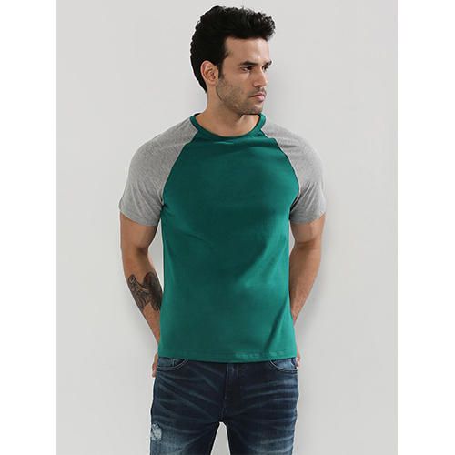 Mens Half Sleeve Plain Round Neck T-Shirt 06