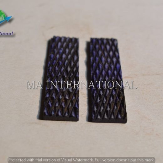 MAJBS25 Dyed Stabilized Jigged Bone Scales